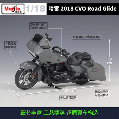 1:18 Harley 2018 Cvo Road Glide