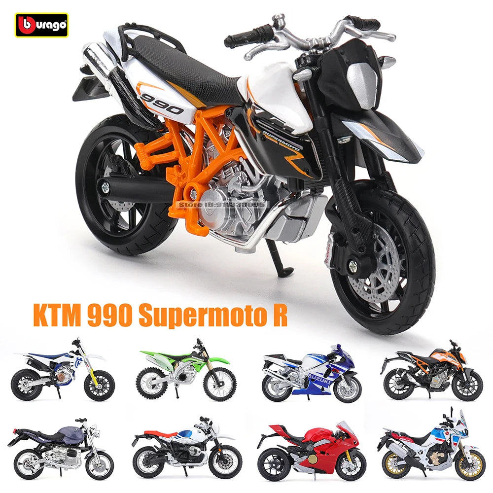 1:18 KTM 990 GSX-R1000 YAMAHA Ducati 450F