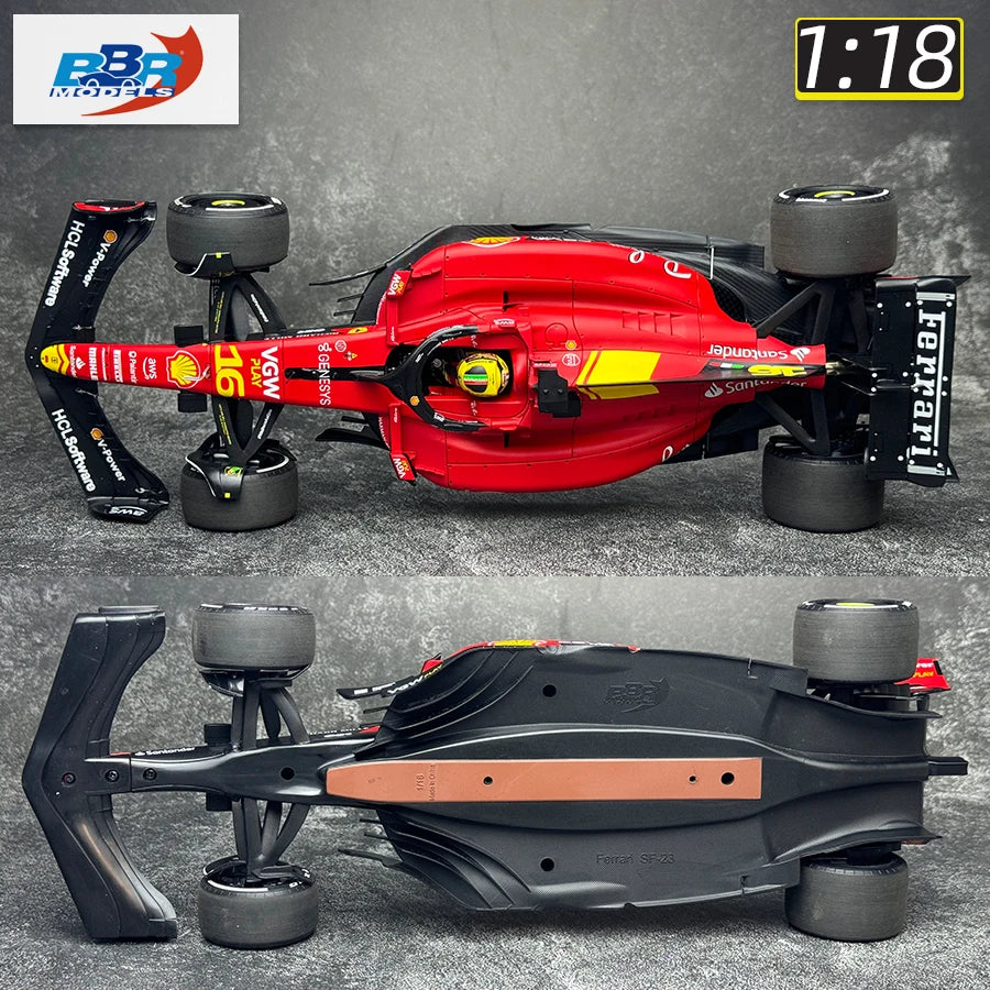 1:18 New F1 2023 SF-23 Italy GP 2023 3RD Singapore GP Formula Racing