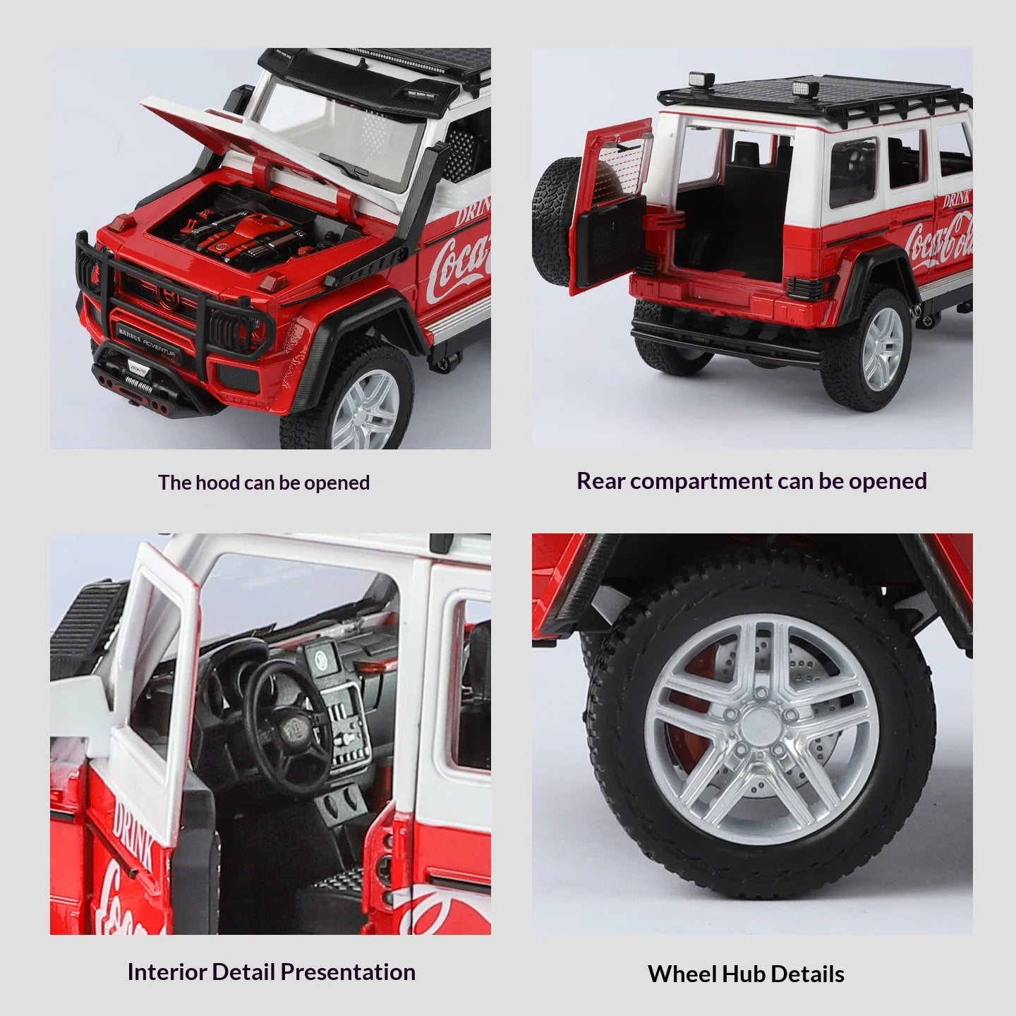 1:24 Mercedes-Benz G63 Coke version