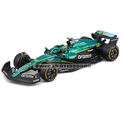 1:43 F1 2025 Aston Martin AMR25 14# Fernando Alonso 18# Lance Stroll
