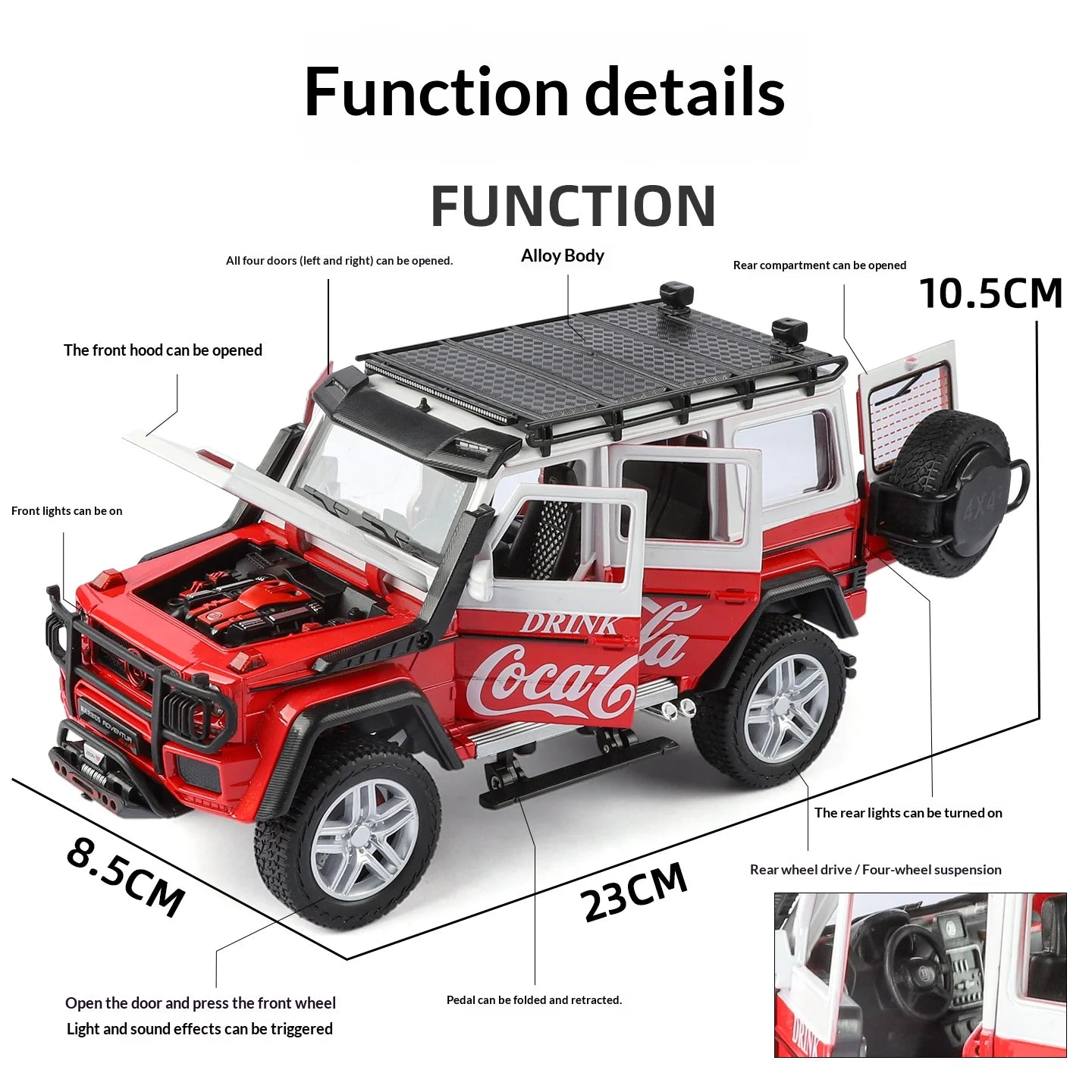 1:24 Mercedes-Benz G63 Coke version