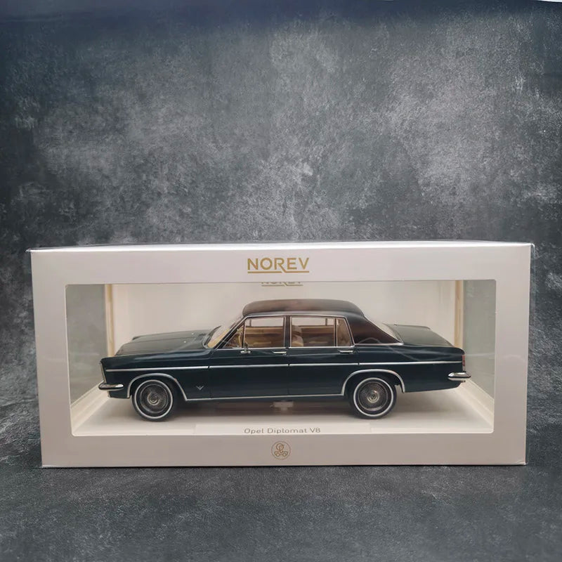 NOREV 1/18 Scale  Opel Diplomat V8 1969  Static Car Model Diecast Model Ornament Holiday Gift Collection