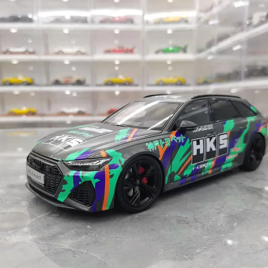 1:18 2021 Audi Rs6 Avant C8 Hks Paint Limited Edition