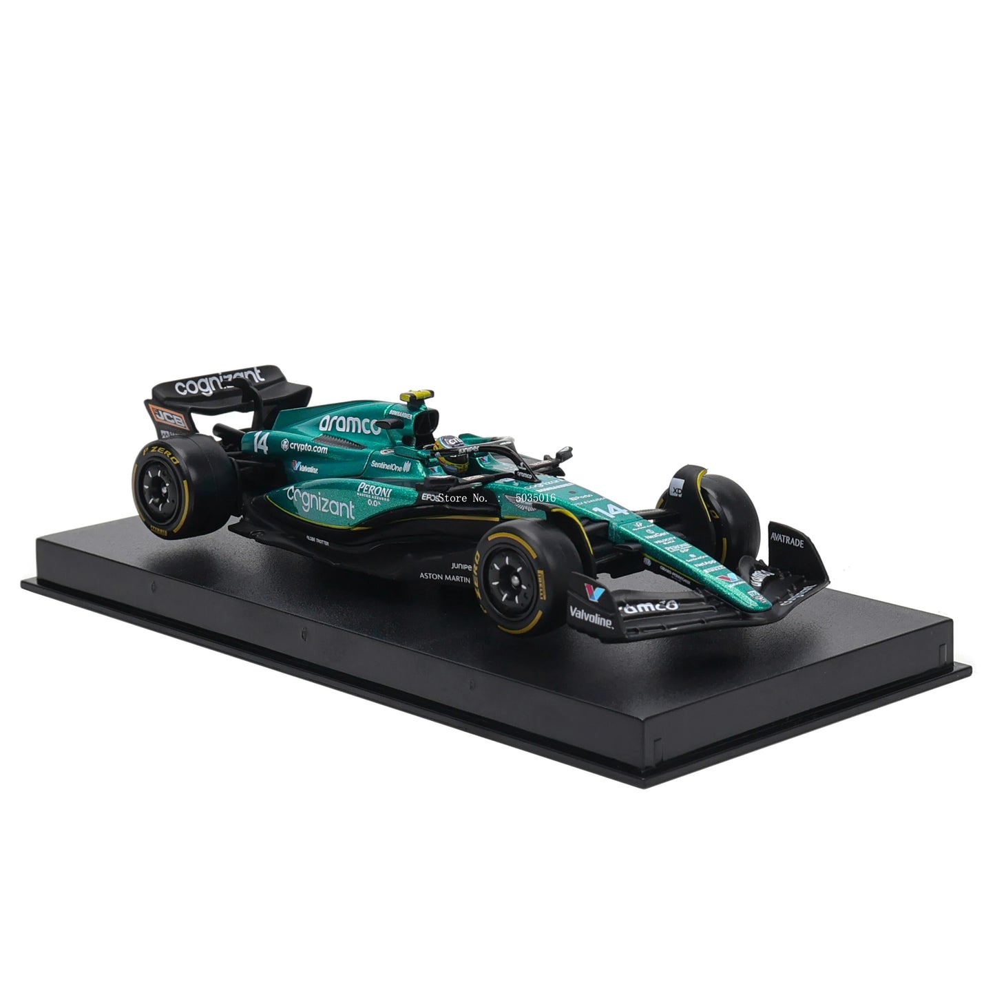 1:43 F1 Aston Martin Aramco F1 Team AMR23 2023 #14 Alonso #18 Stroll