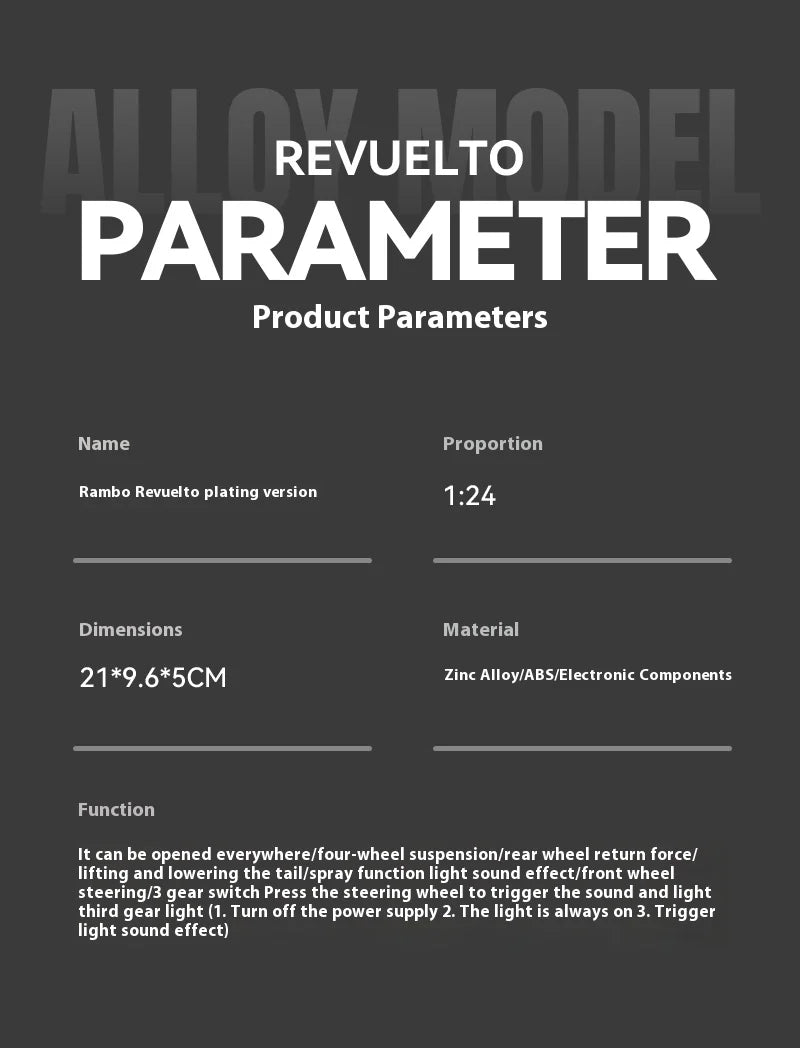 1:24 Lamborghini Revuelto Spray