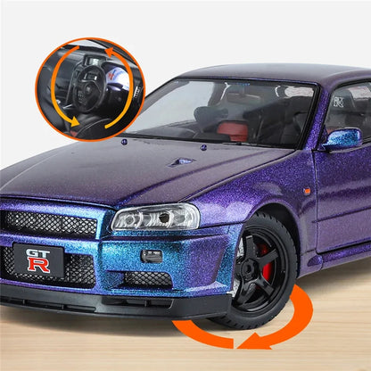 1:18 GTR GT-R R34 Skyline Ares