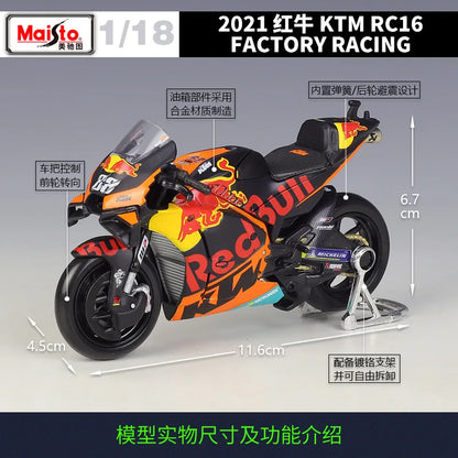 1:18 Toro Rosso Ktm Team Moto Gp #33 #88 Rc16