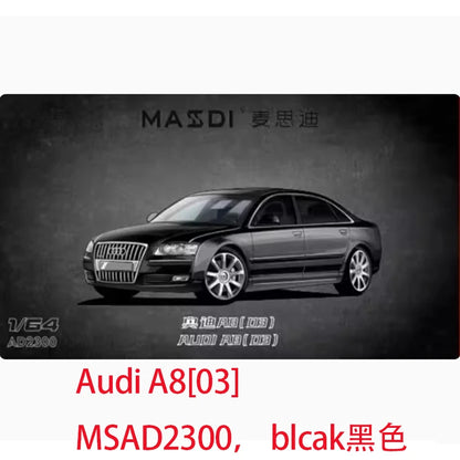 1:64 Audi A8L+ Electroplated A8L