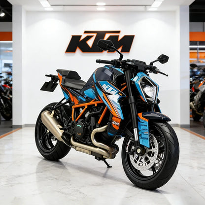 1:12 KTM 1390 Super Duke R Alloy Track Racing Motorcycle Model Diecast Street Cross-country Sports Motorcycle Model Kid Toy Gift