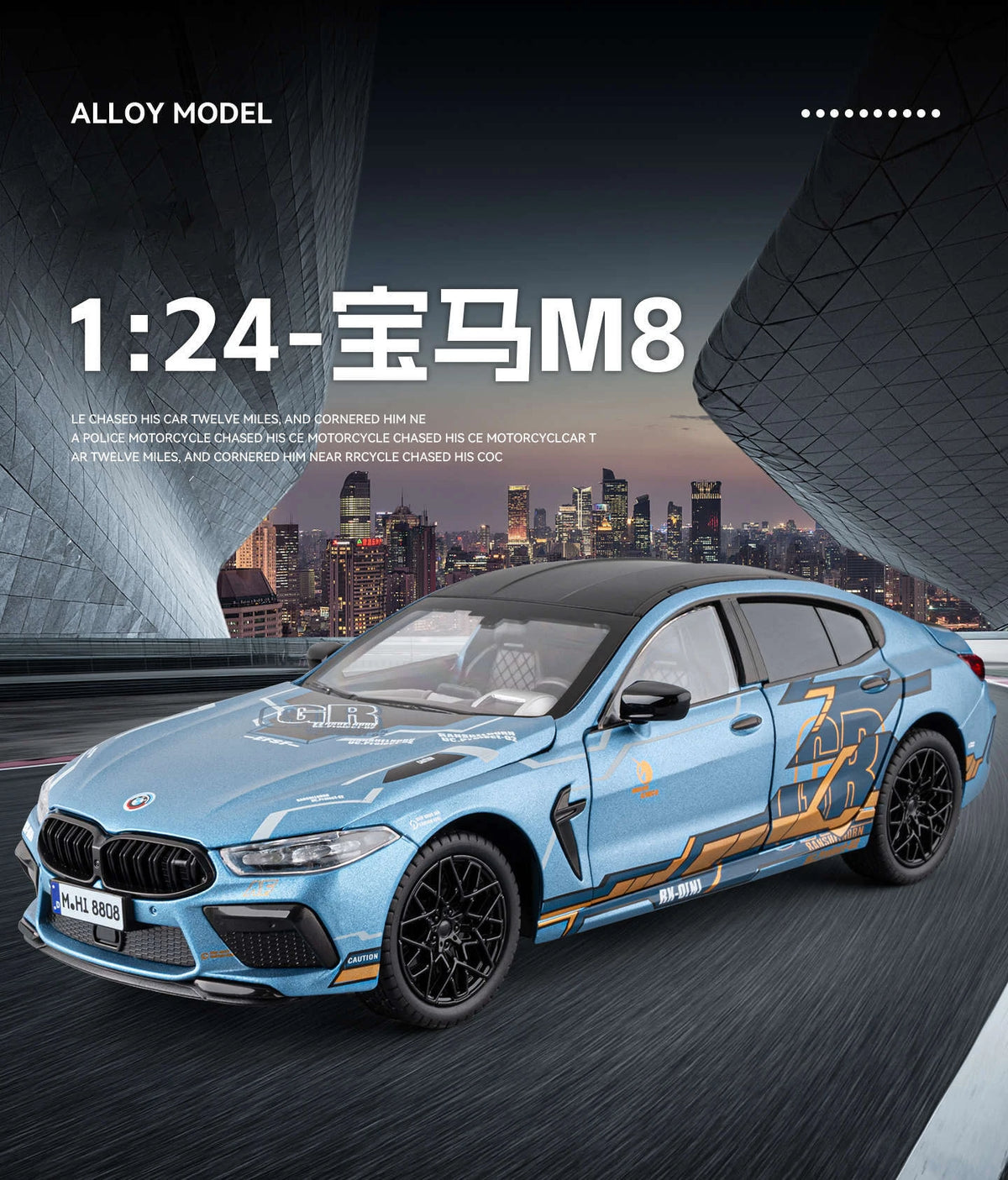 1:24 BMW M8 Gran Coupe F93