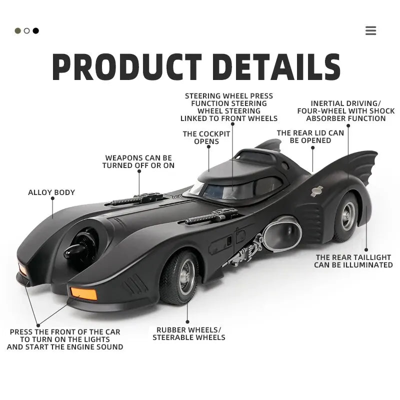 1:18 Batmobile 1989