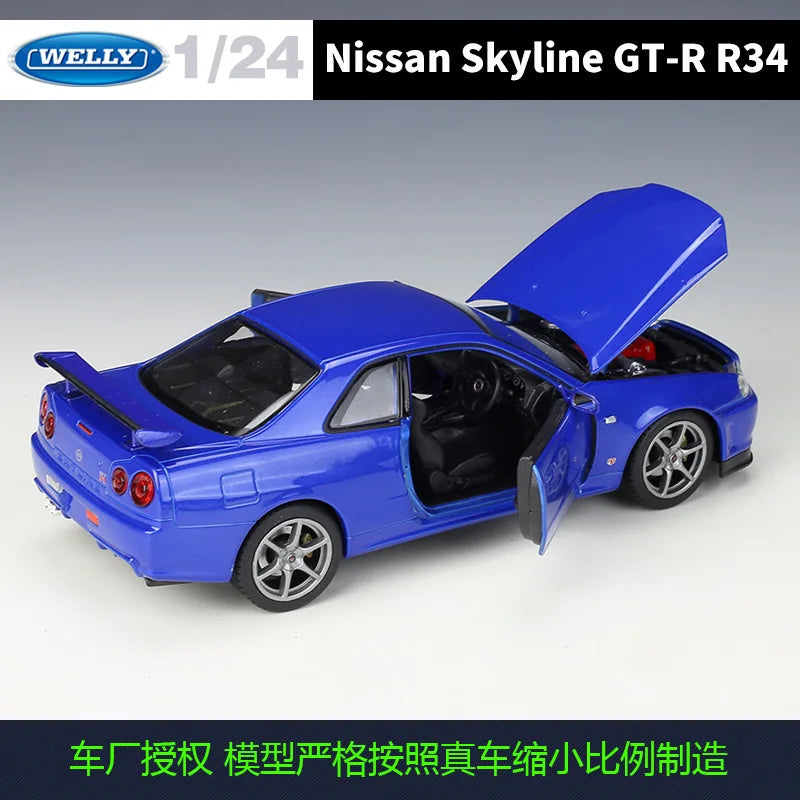 1:24 Nissan Skyline GTR R34 R 34