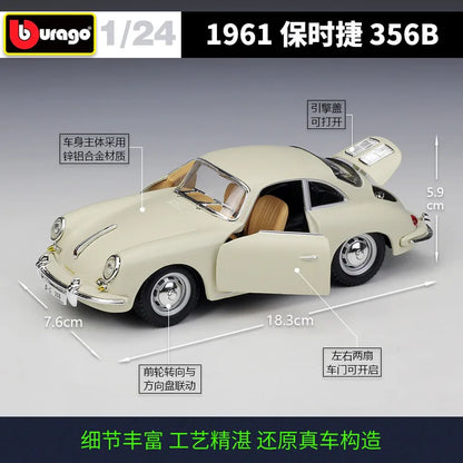 1:24 1961 Porsche 356B 356 B  Cabriolet