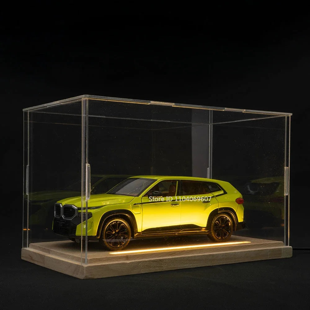 1:9 / 1:24 / 1:32 Acrylic Display Case with LED & Wooden Base