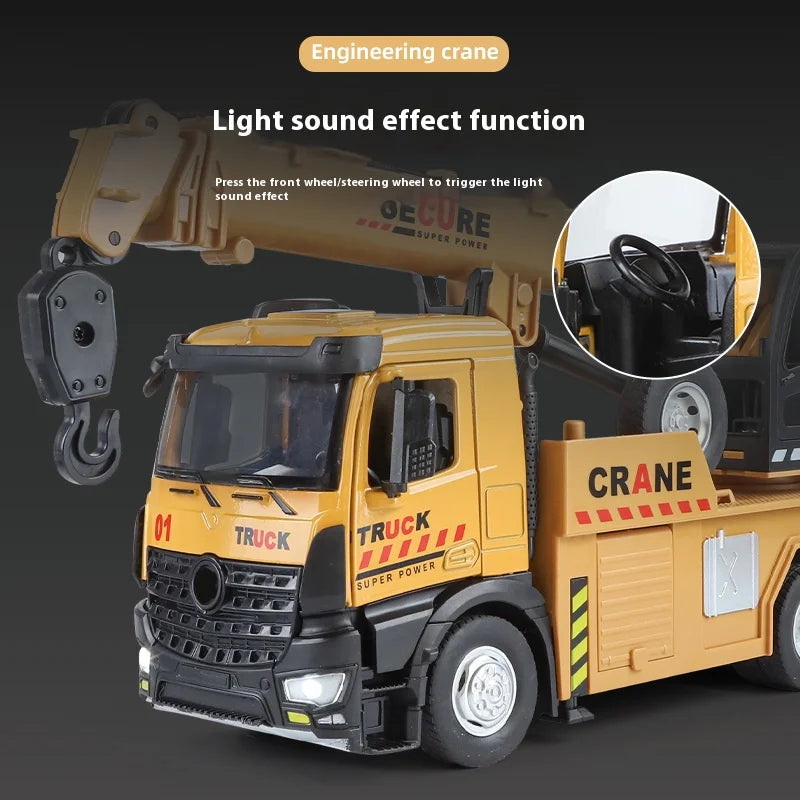 1:18 Large Metal Die-cast Crane
