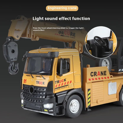 1:18 Large Metal Die-cast Crane