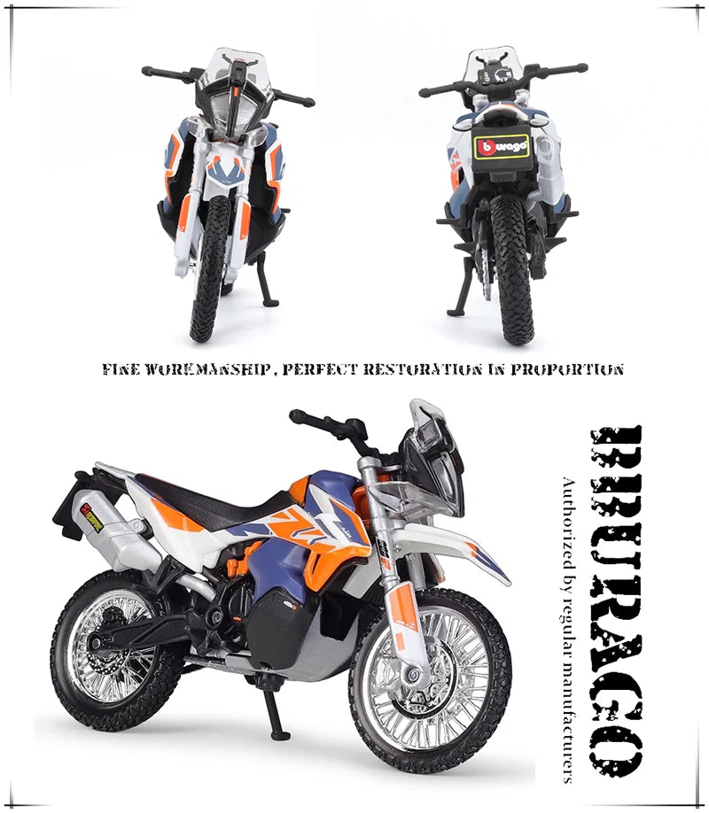 1:18 KTM 990 GSX-R1000 YAMAHA Ducati 450F