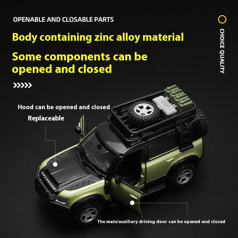 1:43 Land Rover Defender DIY Assembly