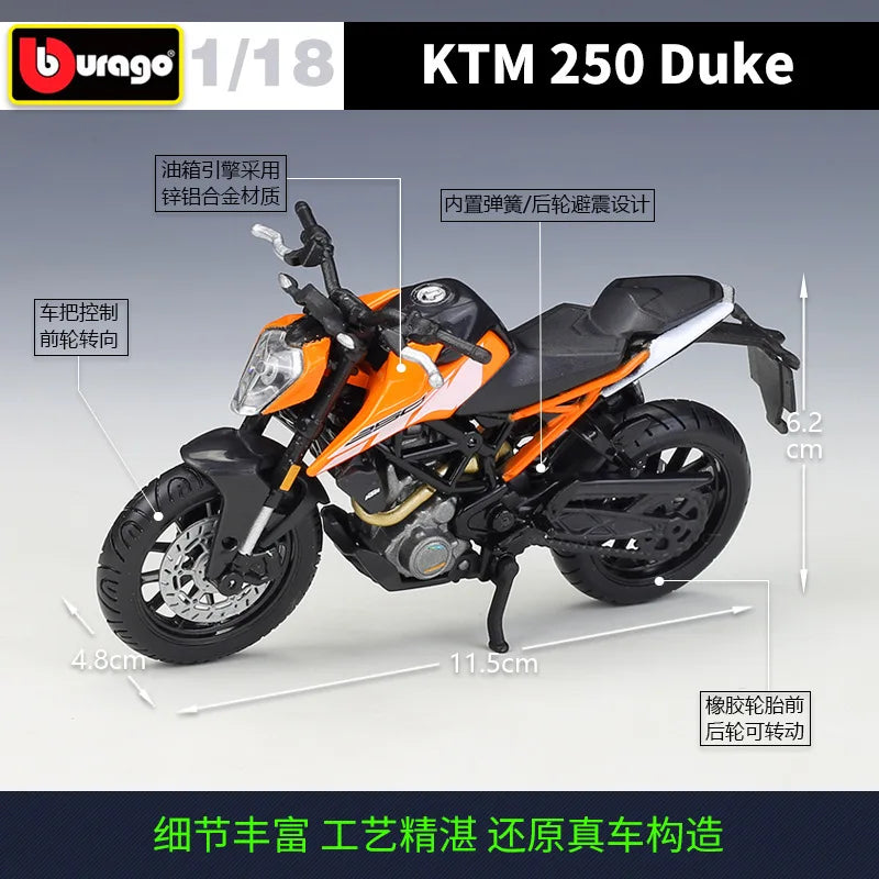 1:18 250 KTM Duke