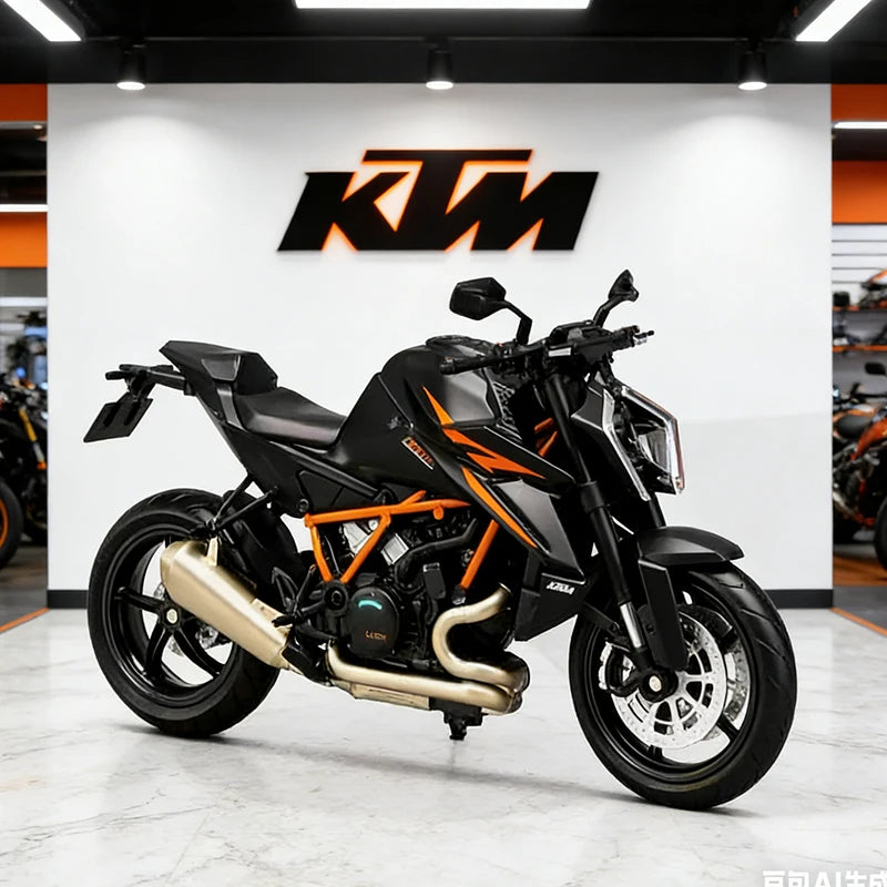 1:12 KTM 1390 Super Duke R Alloy Track Racing Motorcycle Model Diecast Street Cross-country Sports Motorcycle Model Kid Toy Gift