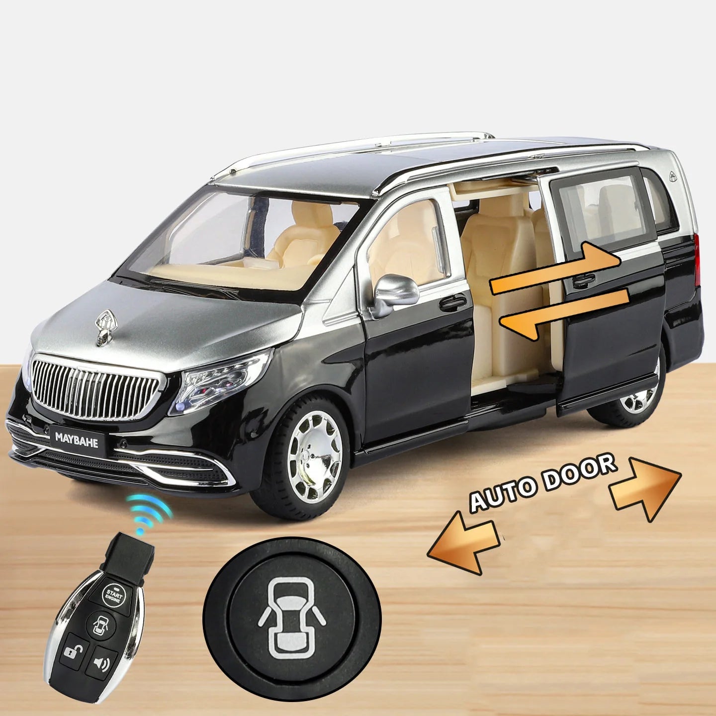 1:24 Mercedes-Benz Maybach VITO VS680 MPV Key Control