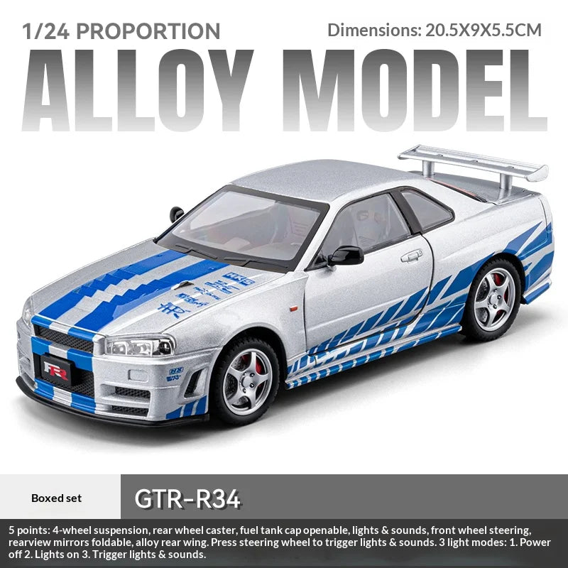 1:24 Nissan GTR-R34 Skyline