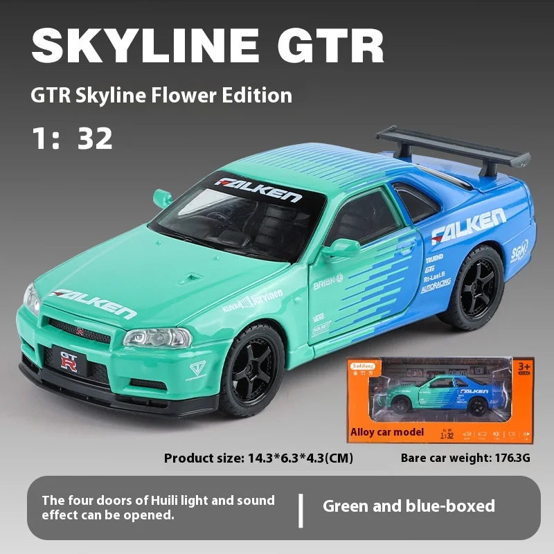 1:32 Nissan GTR Skyline R32 Paint Simulation
