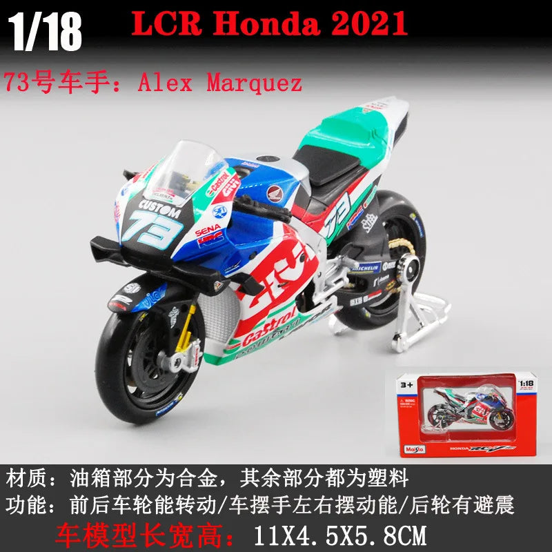 1:18 2022 Yamaha Factory Racing Team #21 Morbidelli #20