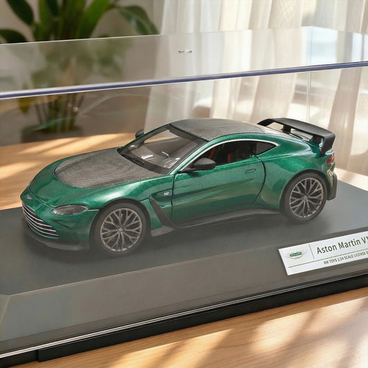 1:24 Aston Martin V12 Car Model with Display Base