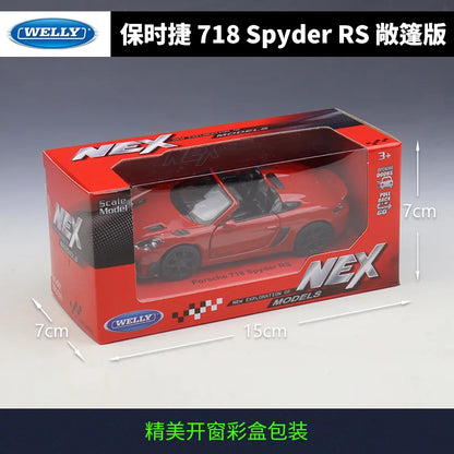 1:36 Porsche 718 Spyder Rs Convertible