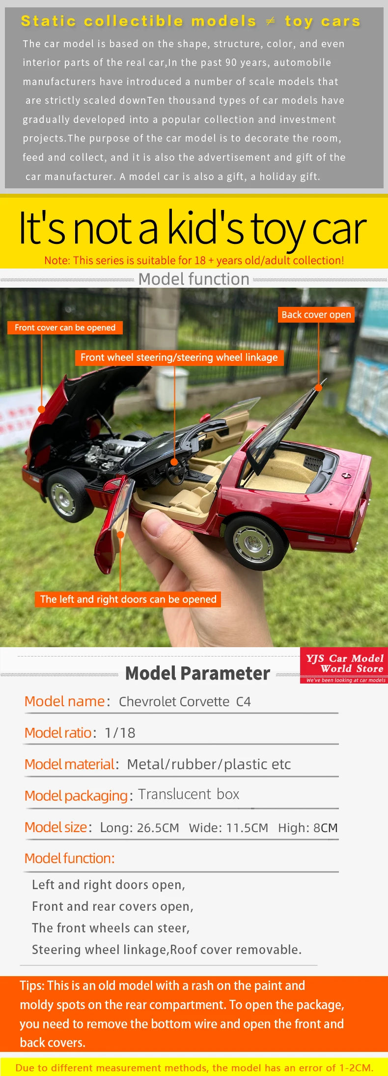 1:18  Chevrolet Corvette C4 1986