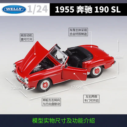 1:24 1955 Mercedes-benz 190 Sl