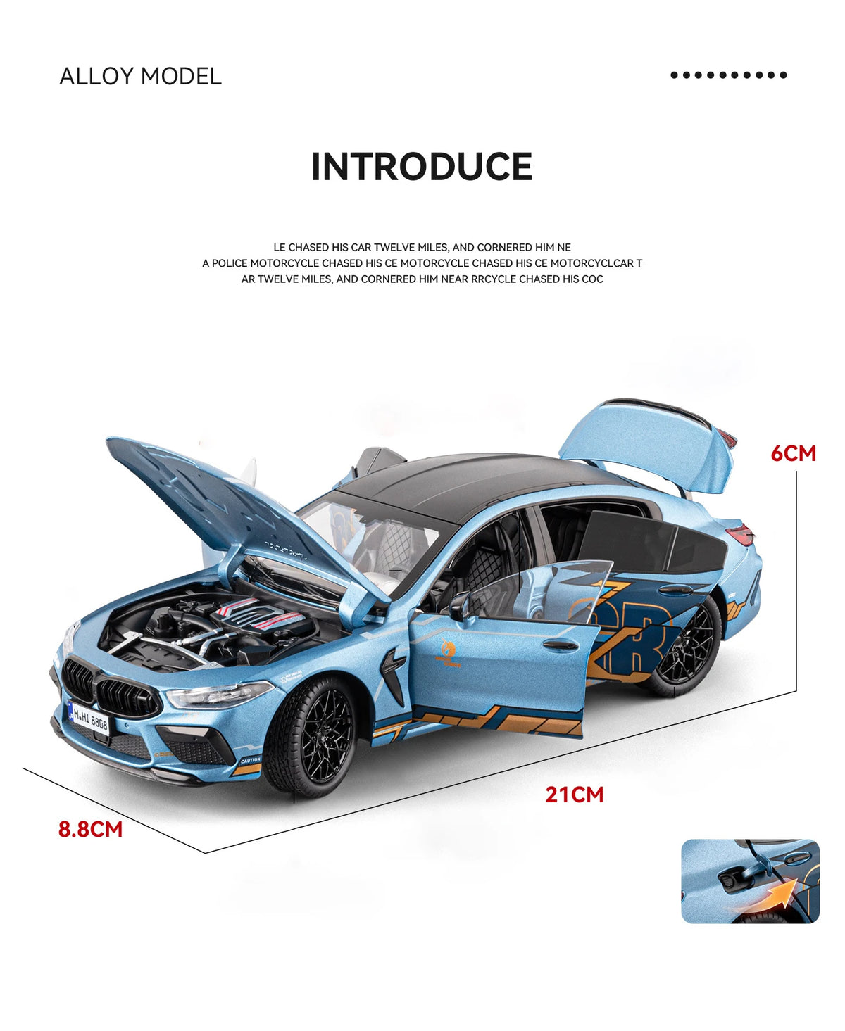 1:24 BMW M8 Gran Coupe F93
