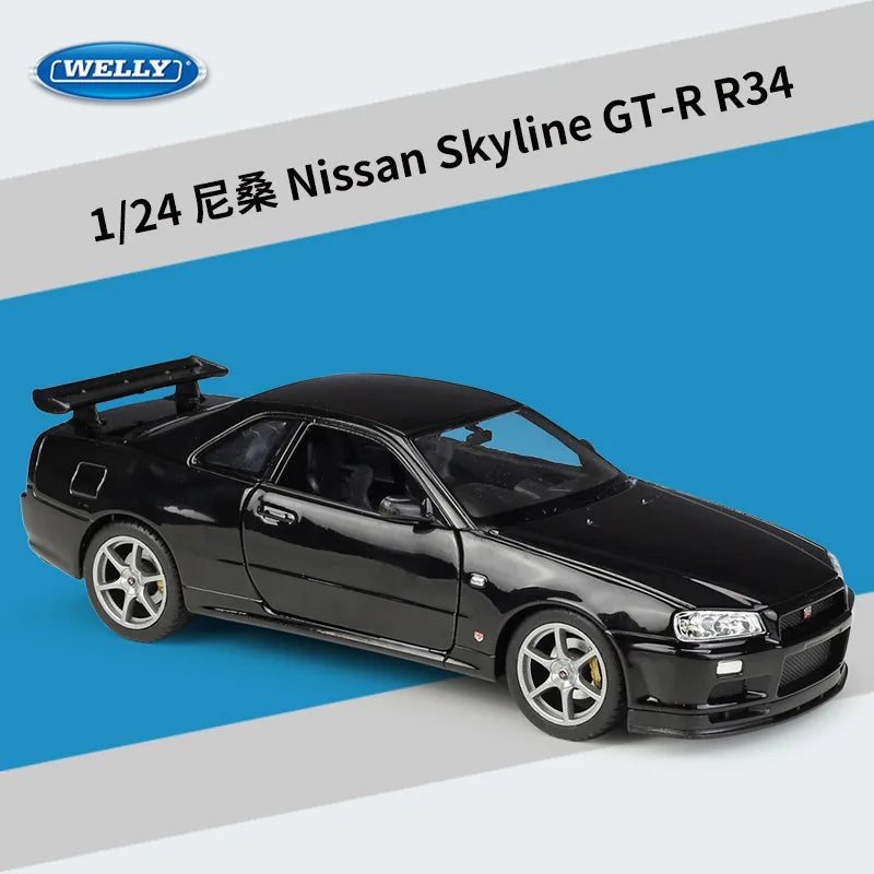 1:24 Nissan Skyline GTR R34 R 34