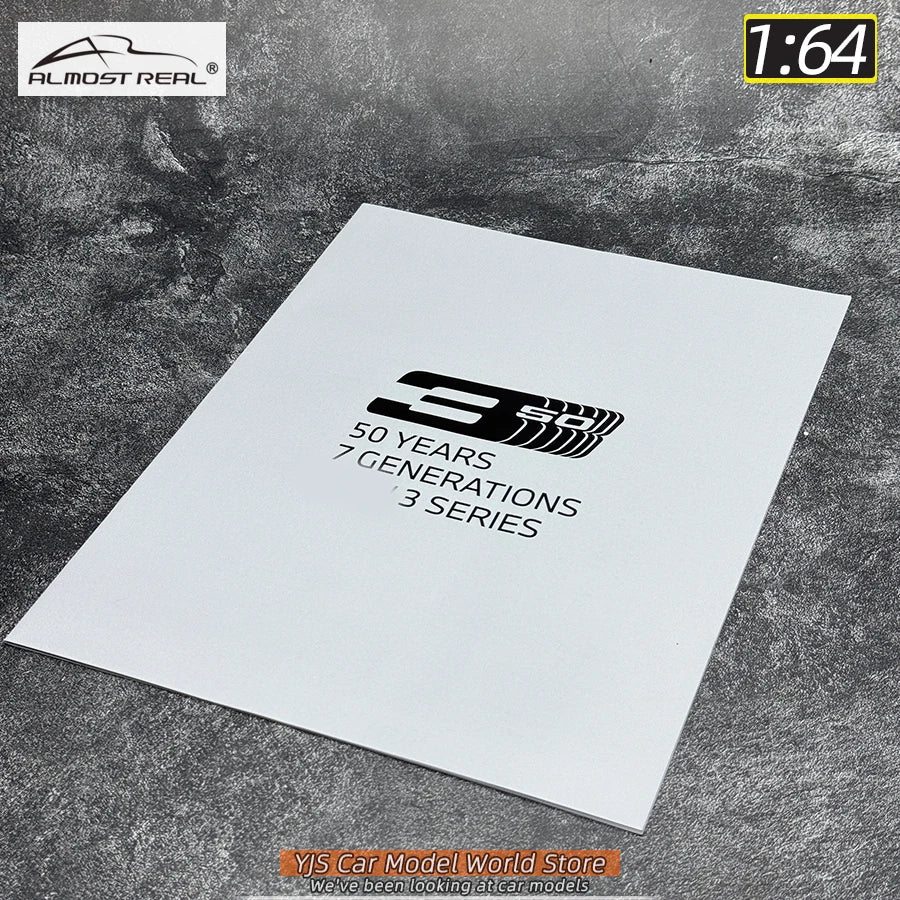 1:64 50 Years 7 GENERATIONS 3 Series 8 sets of car model static ornaments collection