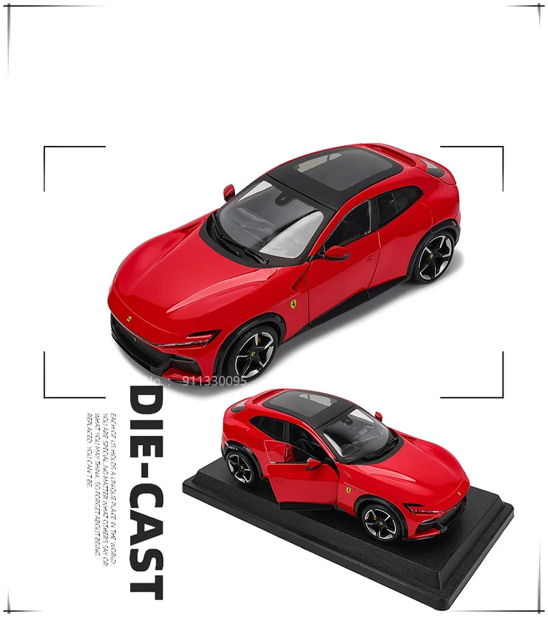 1:24 Ferrari Purosangue Enzo Monza SP1 488 Pista SF90 ROMA