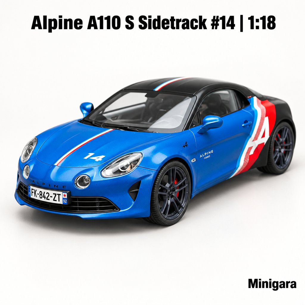 Alpine A110 S xanh số 14
