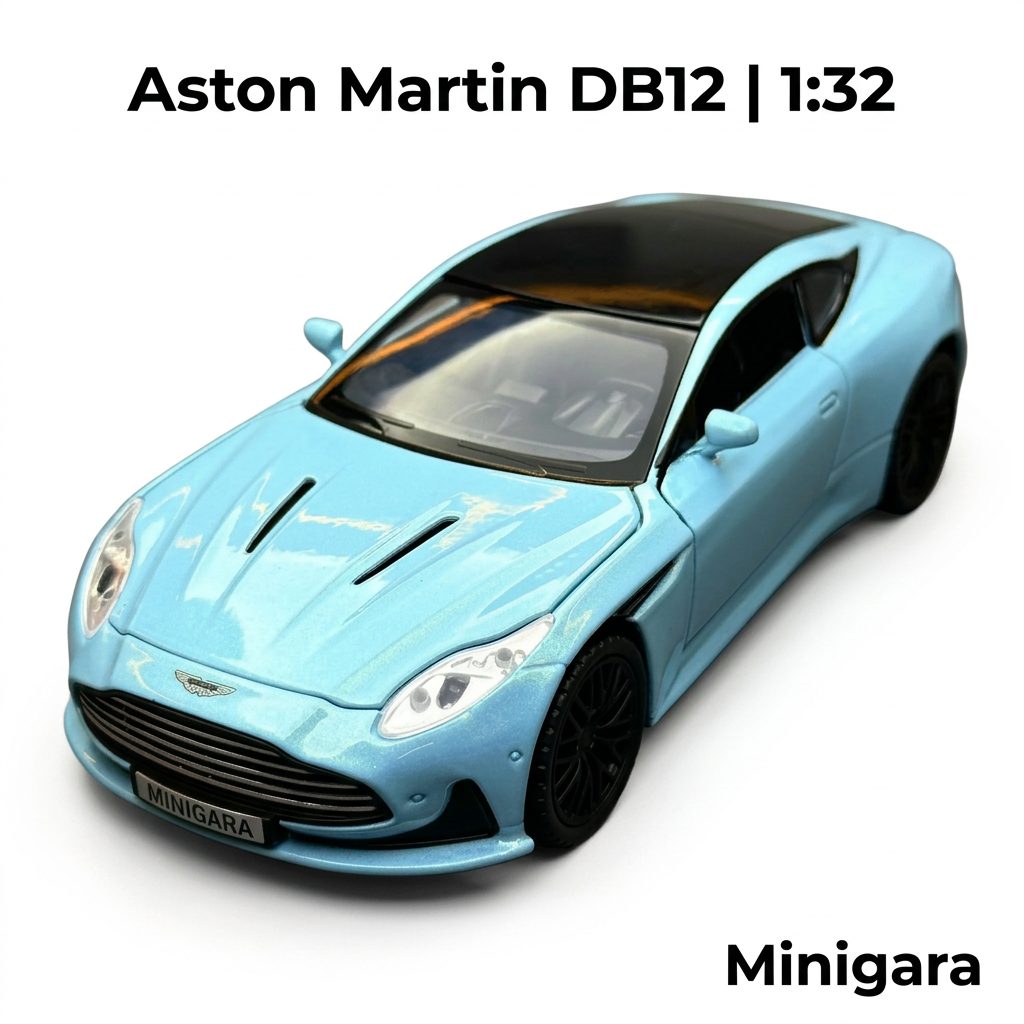 Aston Martin DB12 xanh nhạt