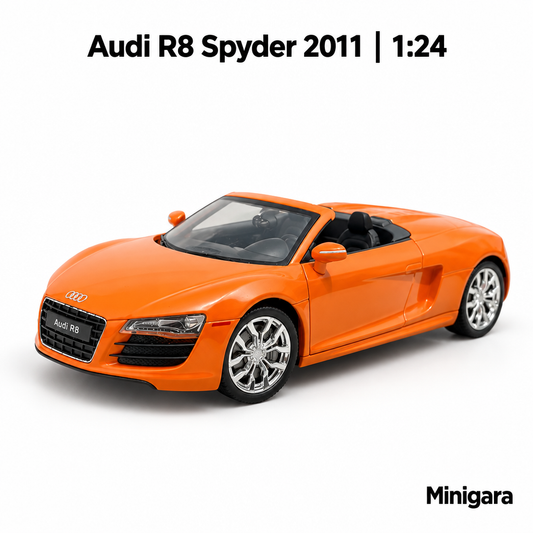 Audi R8 Spyder màu cam