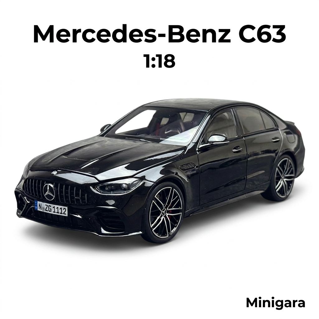 Bìa C63 với bóng tiếp xúc tự nhiên dưới xe