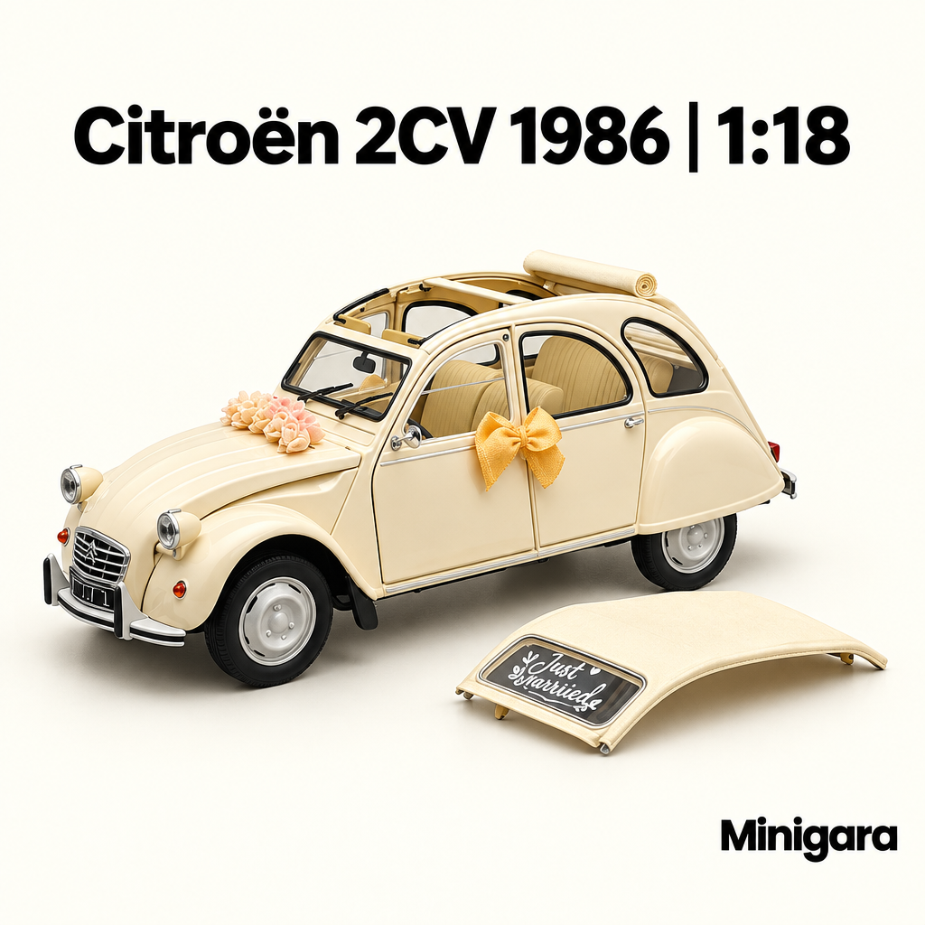 Bìa Citroën 2CV 1986 cùng mui tháo rời