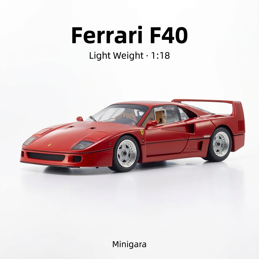 Bìa Ferrari F40 thử lại từ thư viện sản phẩm