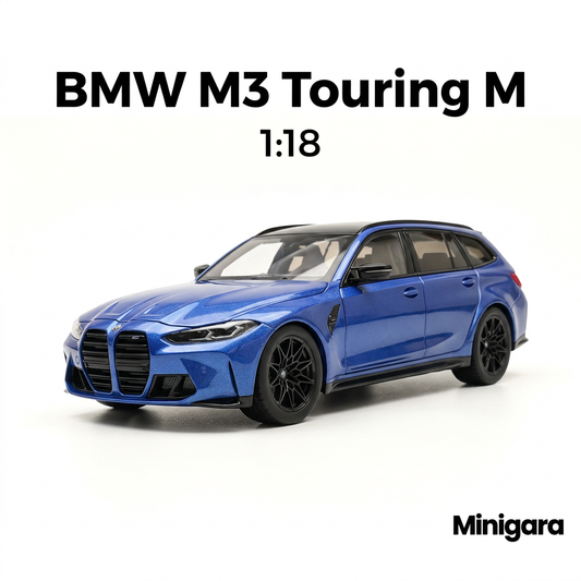 Bìa Minigara BMW M3 Touring M nền trắng