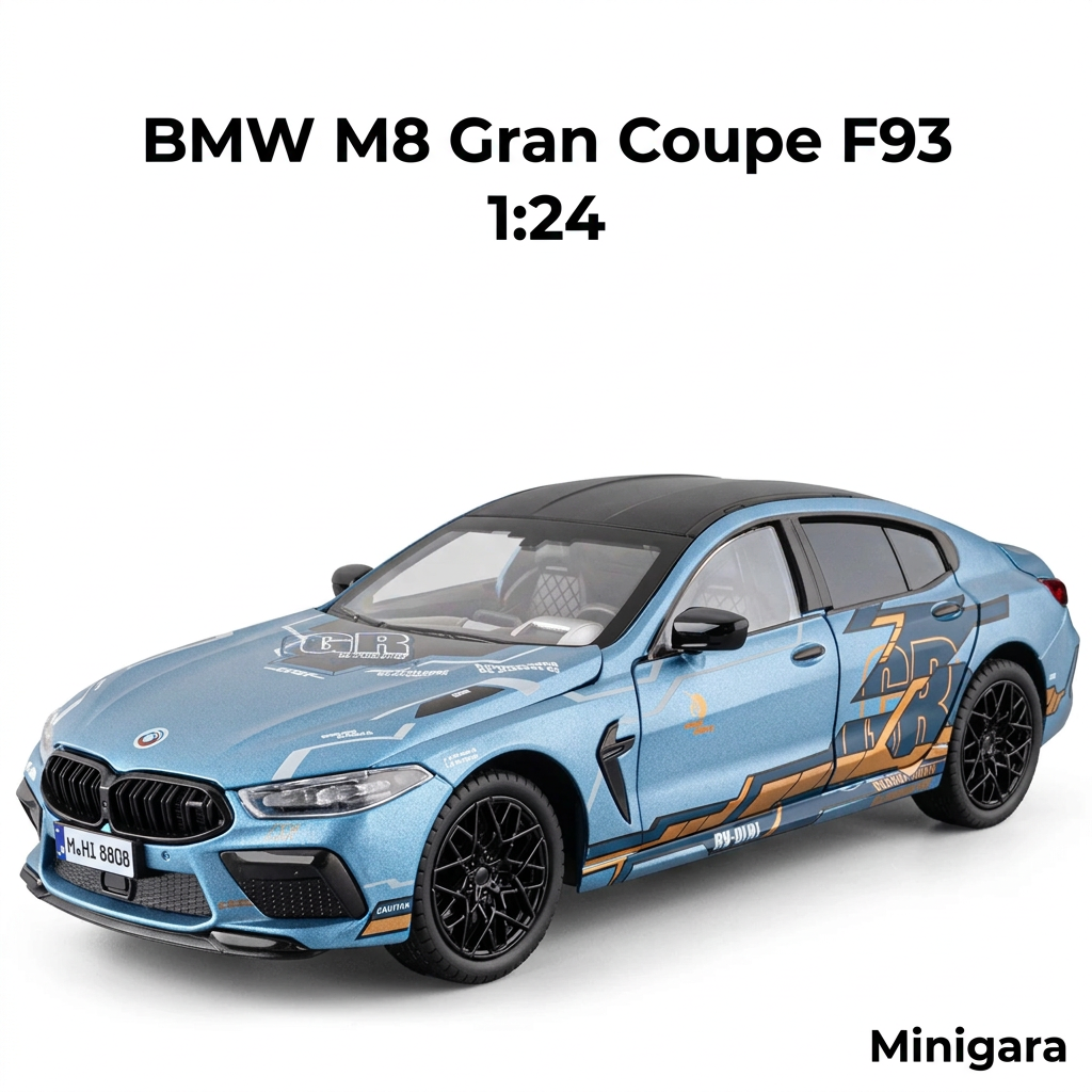 Bìa Minigara BMW M8 Gran Coupe F93