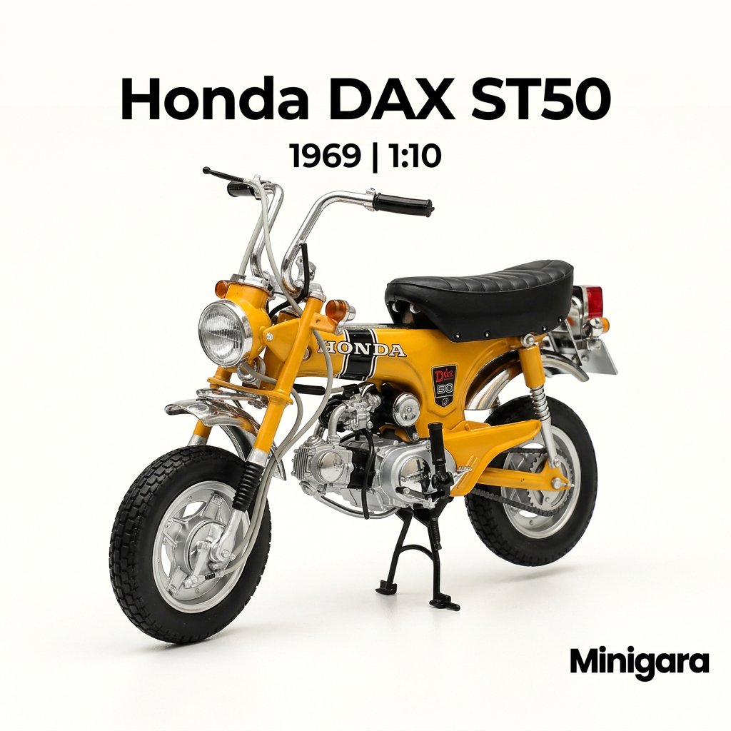 Bìa Minigara Honda DAX ST50 nền trắng