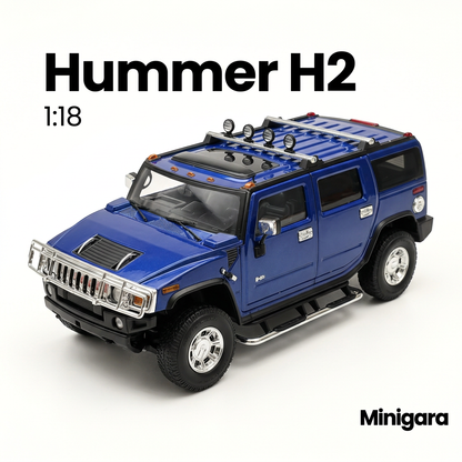 Bìa Minigara Hummer H2 nền trắng