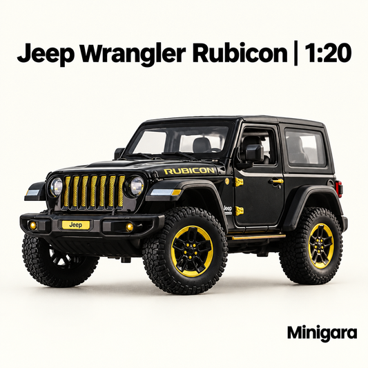 Bìa Minigara Jeep Wrangler Rubicon hai cửa