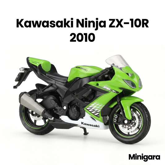 Bìa Minigara Kawasaki Ninja ZX-10R 2010 nền trắng