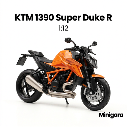 Bìa Minigara KTM 1390 Super Duke R nền trắng
